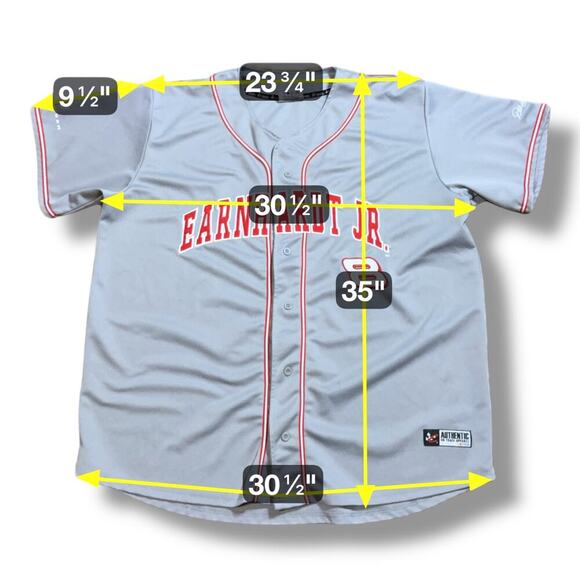 VTG Dale Earnhardt Jr Racing Jersey Mens Gray Red Embroidered Sz 3XL NASCAR - Picture 9 of 12